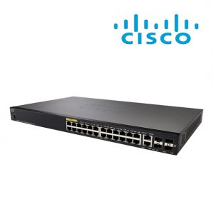 Managed Switch (24) port poe (10/100) (SF350-24P-K9-EU)