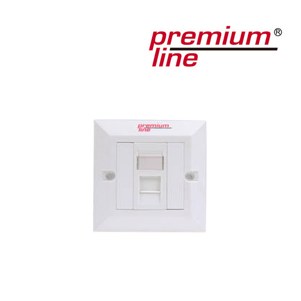 Face Plate, 86*86, Shutter, 1-Port, white (121121210)