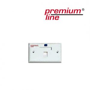 Face Plate, 70 × 115, Shutter, 1-Port, white (121721110)