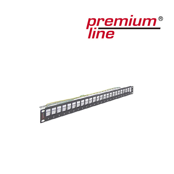 Patch Panel, Unloaded, Cat.6, 24 ports, Unshielded (170252402)