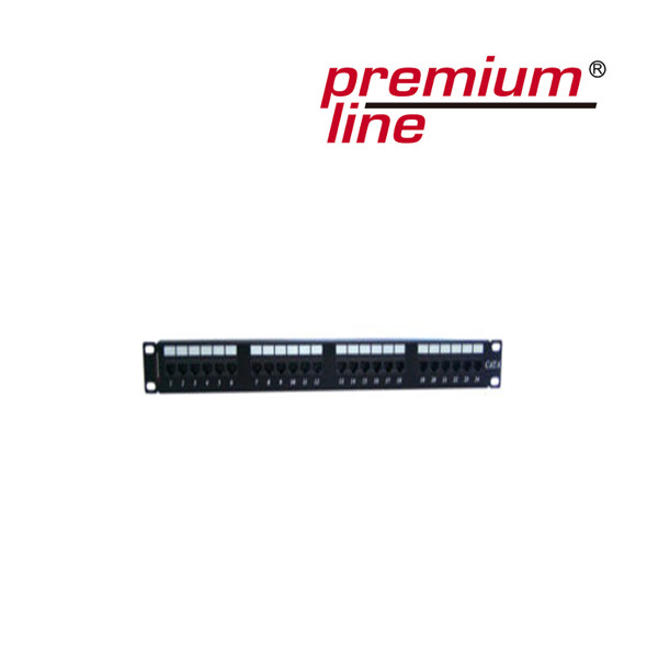 Patch Panel, Loaded, Cat.6, 24 ports, Unshielded(176122412)