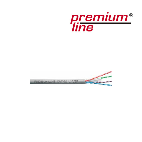 Cable UTP, CAT6A, Roll 500M, PVC, Gray (20914122)