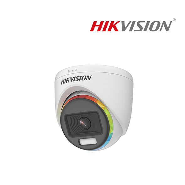 ColorVu Indoor Audio Fixed Turret Camera (2)MP (2.8)MM (DS-2CE70DF8T-PFSLN)