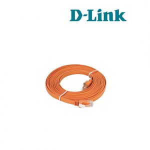 Patch Cord Flat UTP, Cat.6, 32 AWG 5m length, PVC, Orange (NCB-C6UORGF1-5)
