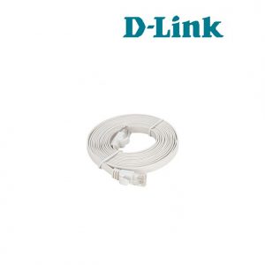 Patch Cord Flat UTP, Cat.6, 32 AWG 5m length, PVC, White (NCB-C6UWHIF1-5)