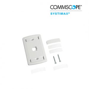 Face Plate, (70 × 115) without Shutter, (1)Port, white (108333014)