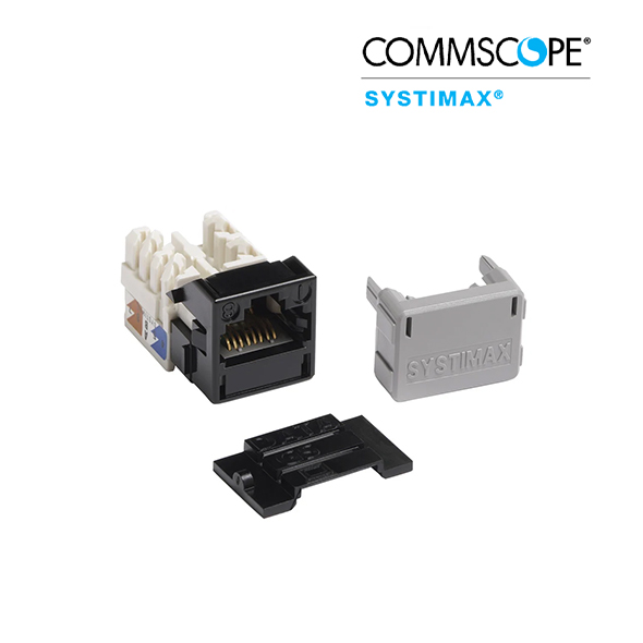 Keystone Jack, Cat.6 90° Unshielded - Black Colour (700206667)