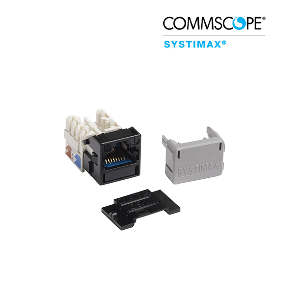 Keystone Jack, Cat.6A 90° Unshielded - Black Colour (760092361)