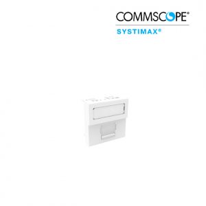 Shuttered Faceplate, (1)port, White (760227637)