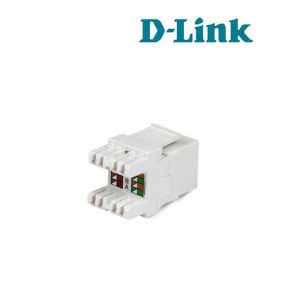 Keystone Jack, Cat.6 180° Tool-Less Unshielded - White Colour (NKJ-C6TWHI1B21)