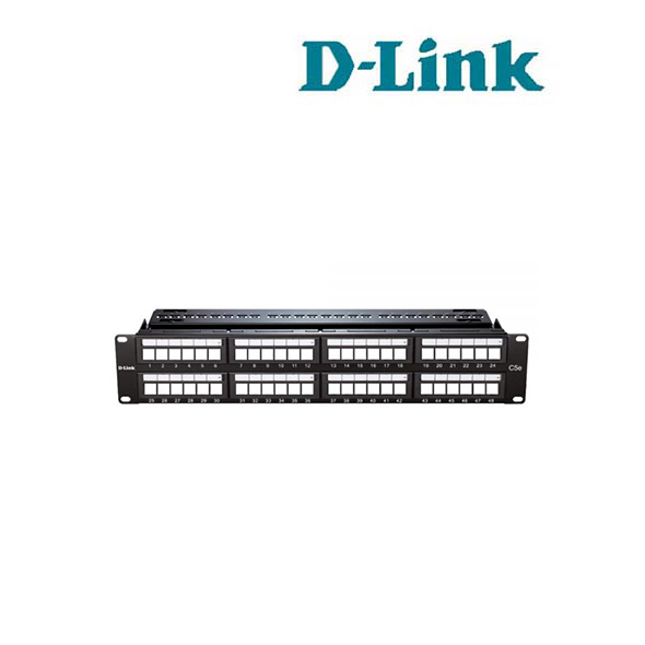 Patch Panel, Unloaded, Cat6, (48) ports, Unshielded (NPP-AL1BLK481)