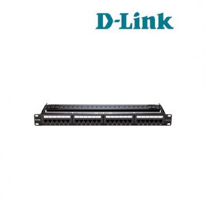 Patch Panel, Loaded, Cat.6, (24) ports, Unshielded (NPP-C61BLK241)