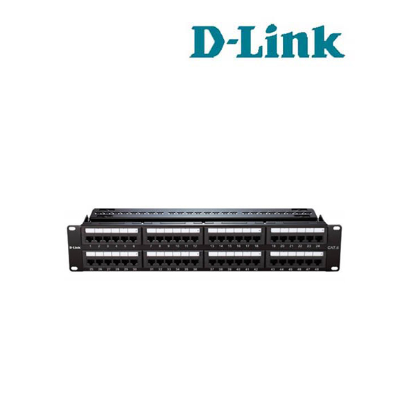 Patch Panel, Loaded, Cat.6, (48) ports, Unshielded (NPP-C61BLK481)